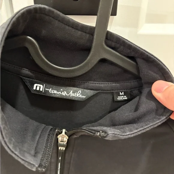 Travis Mathew Women's Black Quarter Zip - Picture 3 of 9